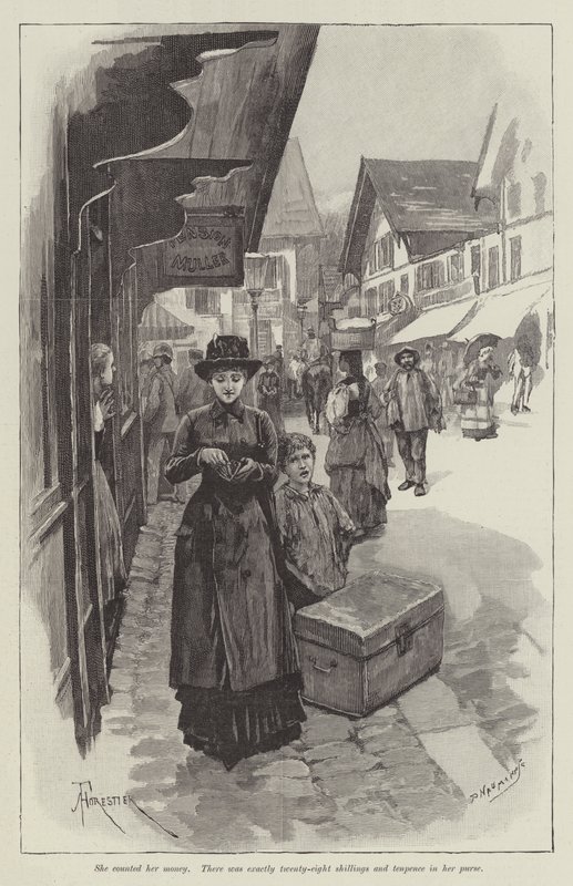 Blinde Liebe, von Wilkie Collins von Amedee Forestier