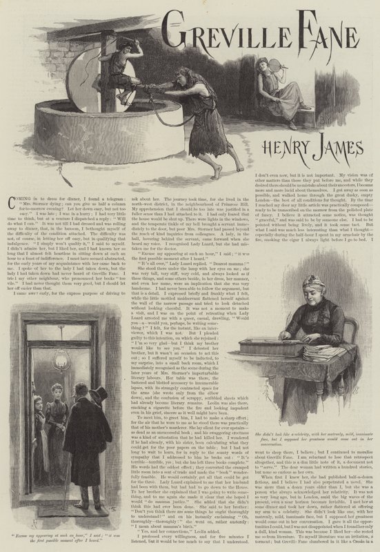 Greville Fane, von Henry James von Amedee Forestier