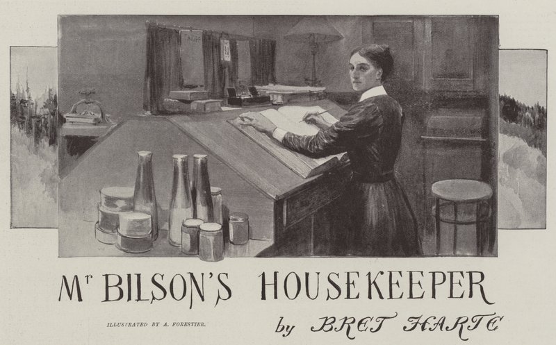 Mr. Bilsons Haushälterin, von Bret Harte von Amedee Forestier