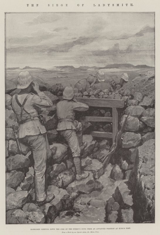 Die Belagerung von Ladysmith von Amedee Forestier