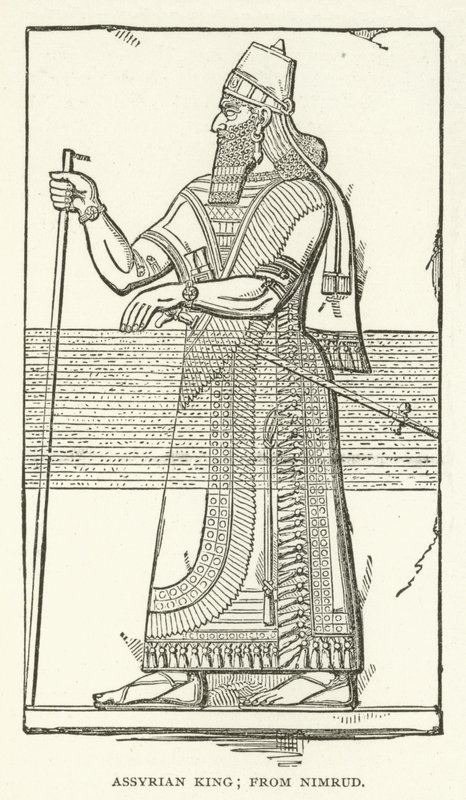 Assyrischer König; aus Nimrud von American School