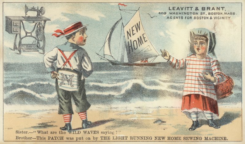 Bruder und Schwester am Strand von American School