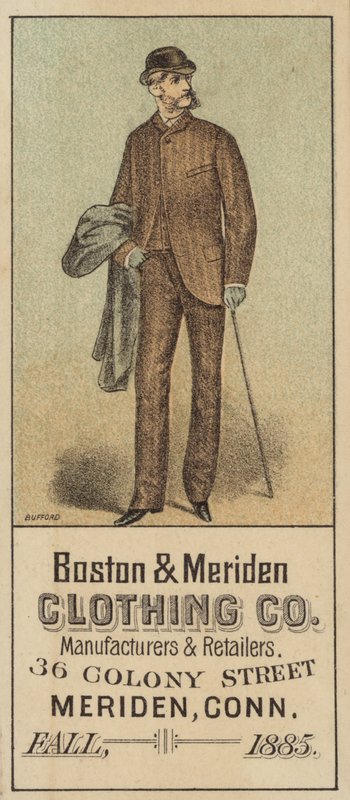 Herr mit Stock von American School