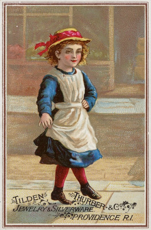Mädchen, das verspielt Seil springt von American School