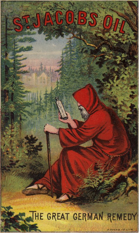 Mönch ruht im Wald von American School