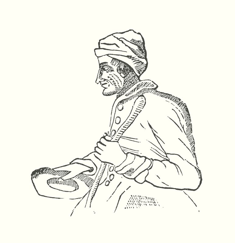 Porträt von Jedediah Buxton (Gravur) von American School