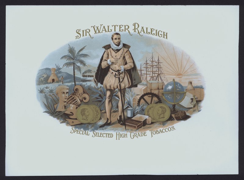 Sir Walter Raleigh, Tabak von American School