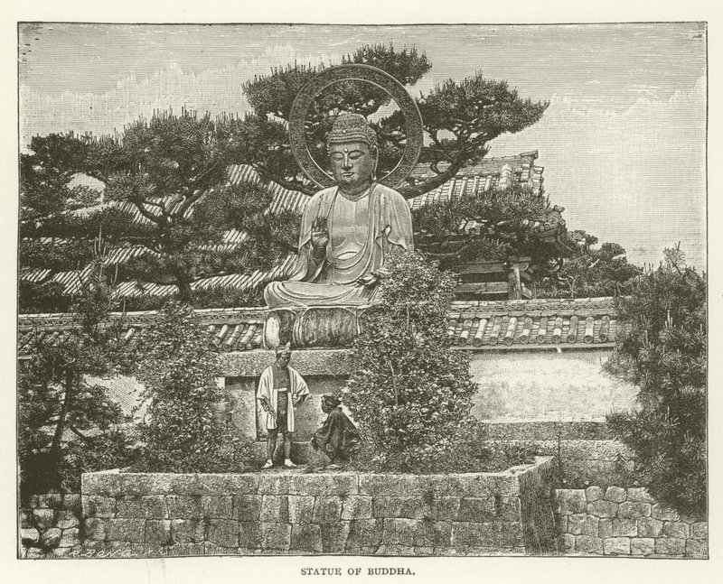 Statue von Buddha von American School