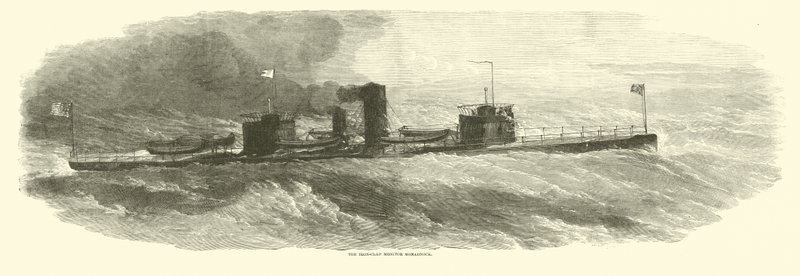 Der gepanzerte Monitor Monadnock, Dezember 1864 von American School