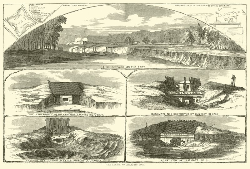 Der Angriff auf Arkansas Post, Januar 1863 von American School
