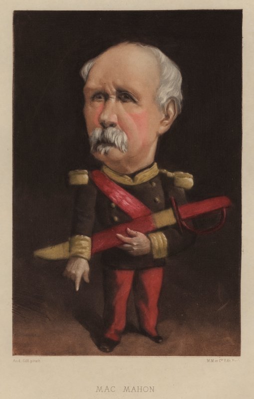 Patrice de MacMahon, Herzog von Magenta, französischer General und Staatsmann von Andre Gill