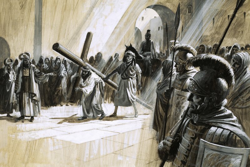 Christus trägt das Kreuz von Andrew Howat