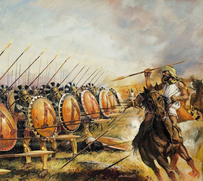 Spartanische Armee von Andrew Howat