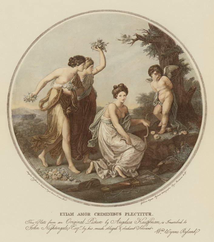 Die Bestrafung von Amor von Angelica Kauffmann
