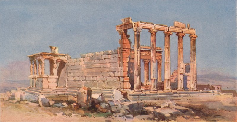 Erechtheion, Athen von Angelos Giallinos