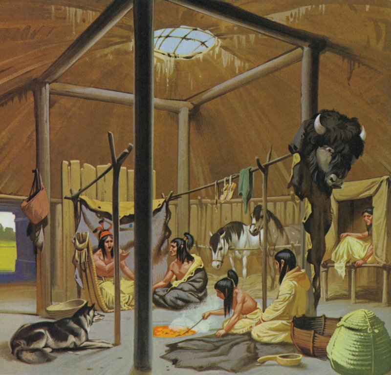 Mandan-Erdbau von Angus McBride