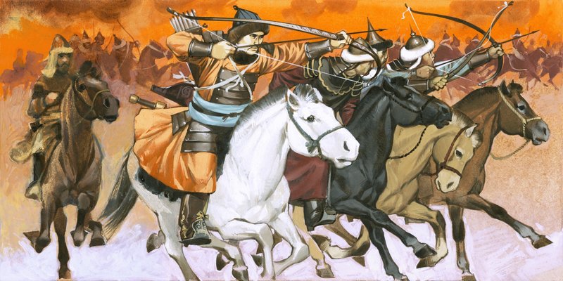 Mongolische Reiter von Angus McBride
