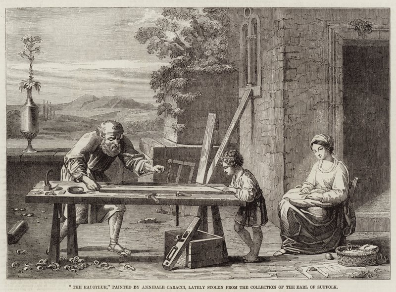 Der Raboteur von Annibale Carracci
