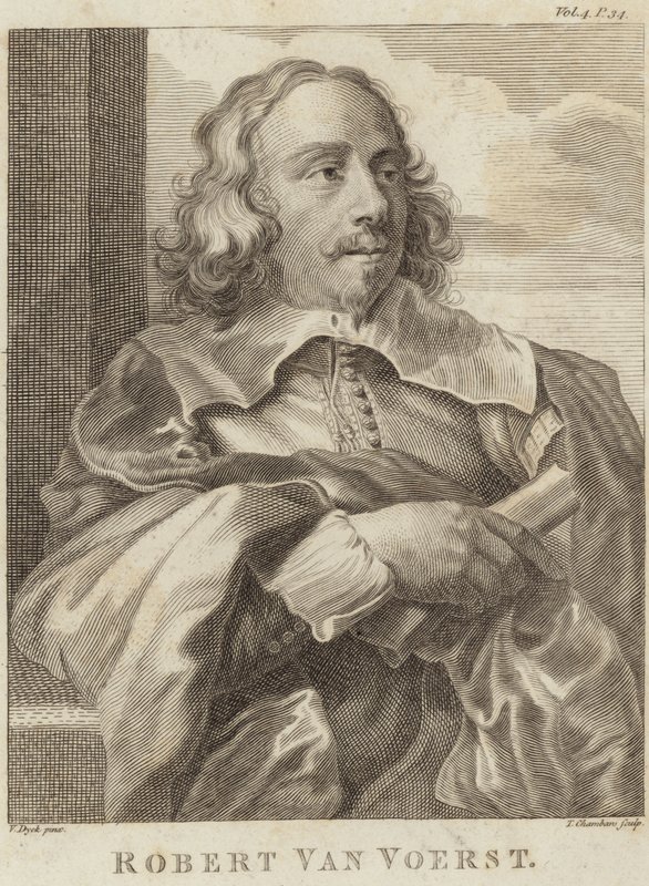 Porträt von Robert van Voerst von Anthony van Dyck