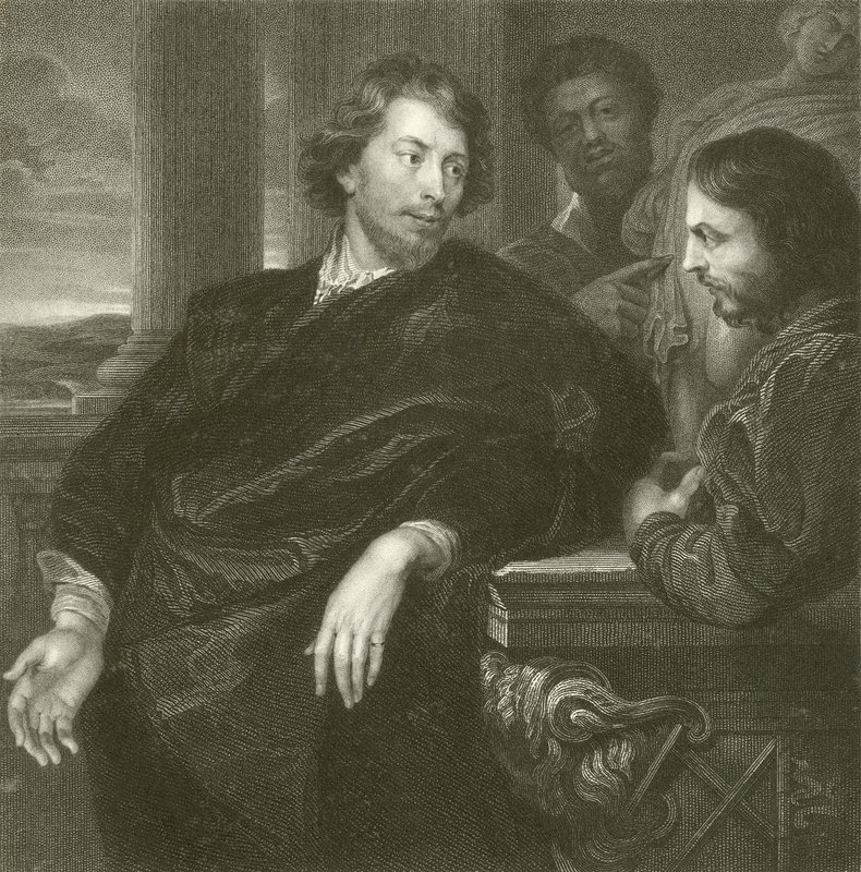 Porträt von Rubens von Anthony van Dyck