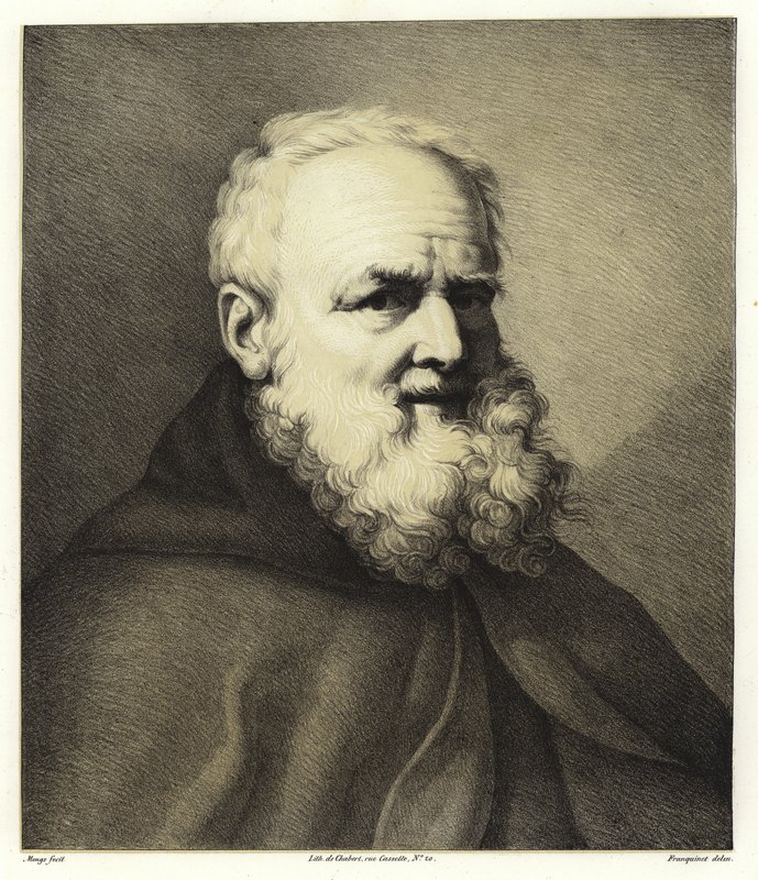 Porträt eines bärtigen Mannes von Anton Raphael Mengs
