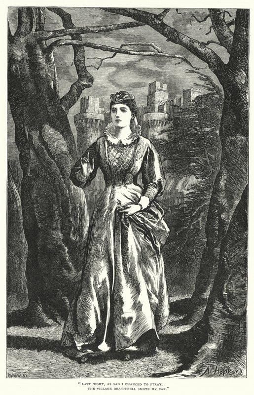 Cumnor Hall (Gravur) von Arthur (after) Hopkins