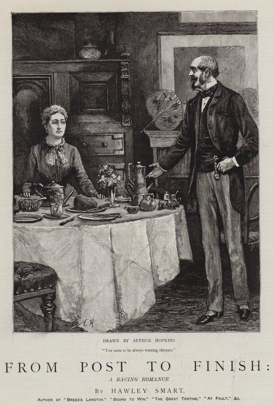 Von Post zu Ziel, eine Rennromanze von Arthur Hopkins