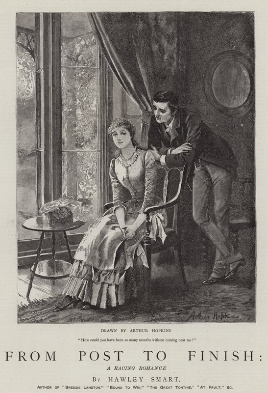 Von Post zu Ziel, eine Rennromanze von Arthur Hopkins