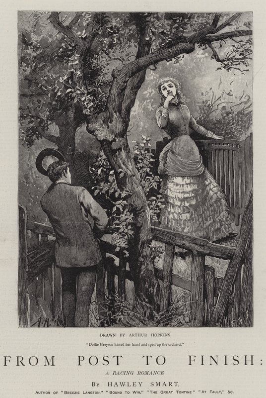Von Post zu Ziel, eine Rennromanze von Arthur Hopkins