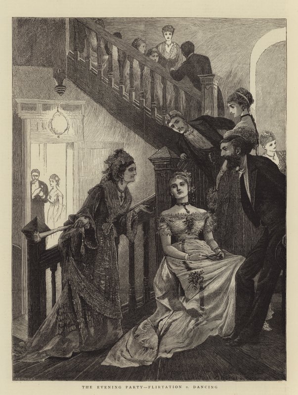 Die Abendgesellschaft, Flirtation vs. Tanz von Arthur Hopkins