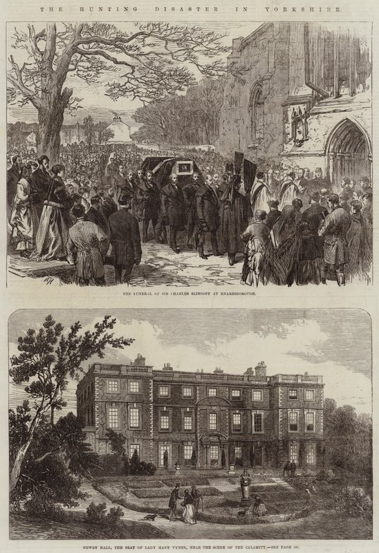 Das Jagdunglück in Yorkshire von Arthur Hopkins