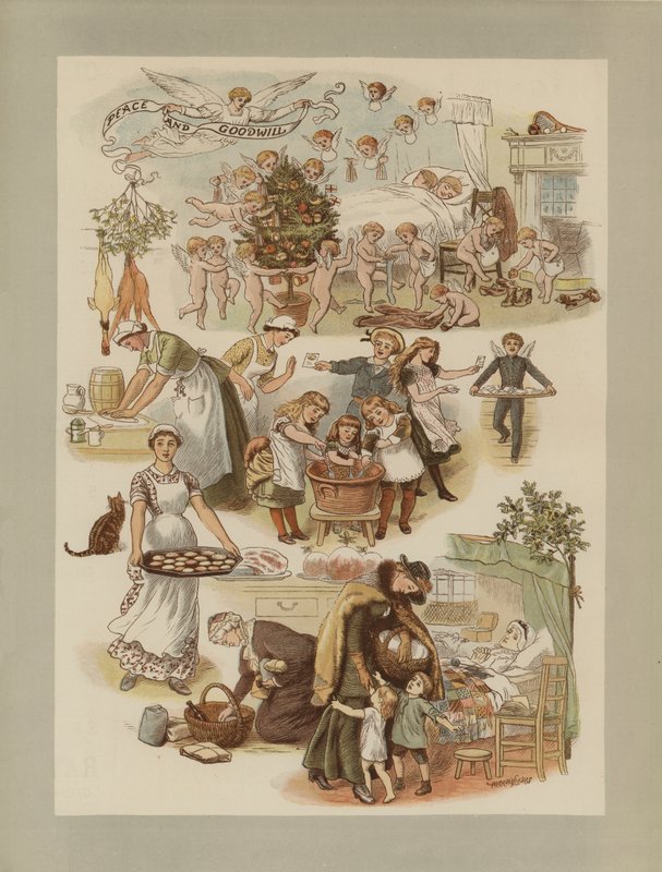 Frieden und Wohlwollen von Arthur Hughes