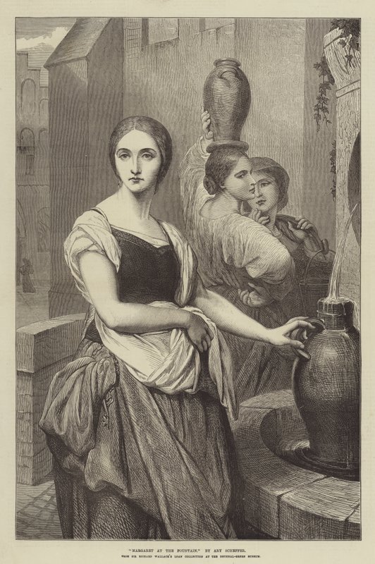 Margarete am Brunnen von Ary Scheffer