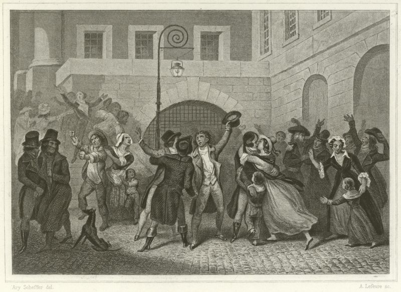 Moderate freigelassen von Ary Scheffer