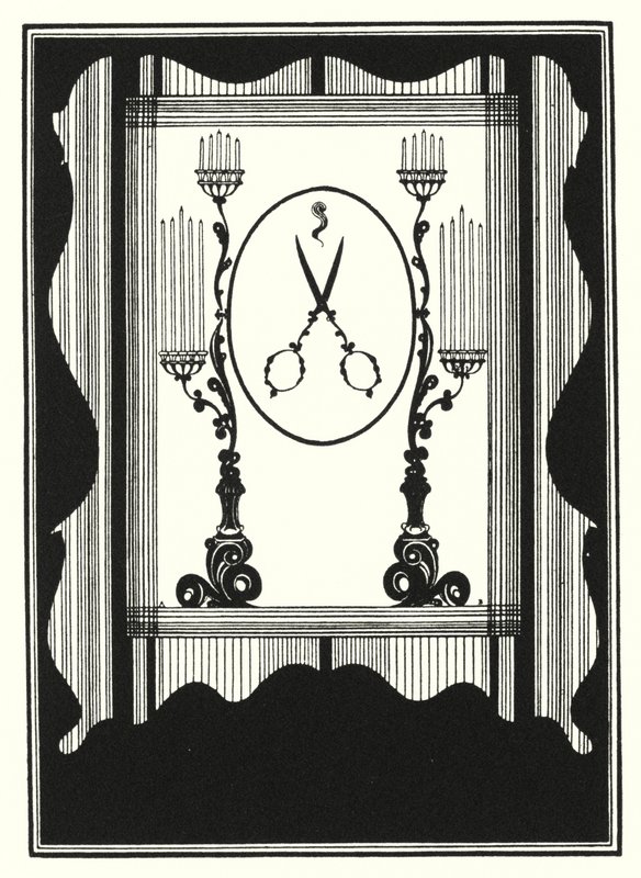 Cover-Design, reduziert von Aubrey Beardsley