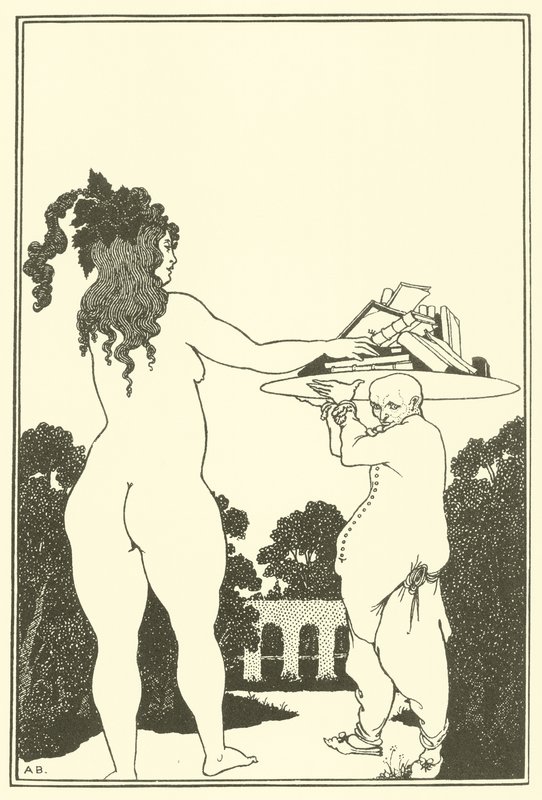Buchplatte von Aubrey Beardsley