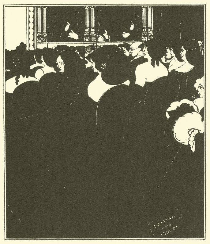 Die Wagnerianer von Aubrey Beardsley