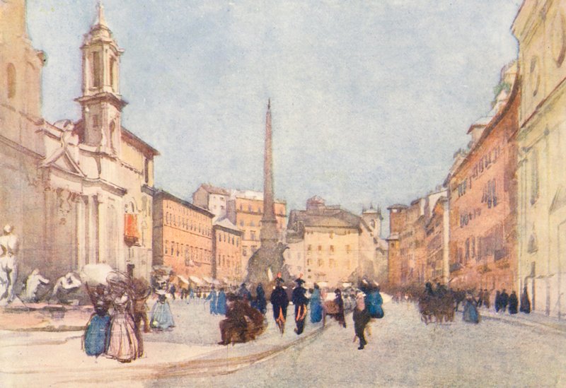Rom: Piazza Navona von Aubrey Waterfield