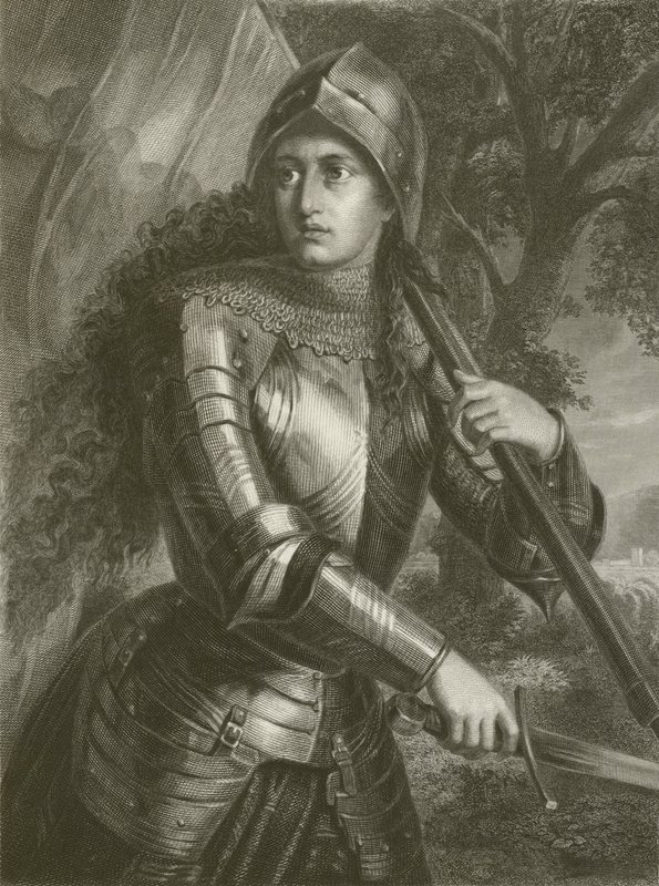 Johanna (Gravur) von August Friedrich Pecht