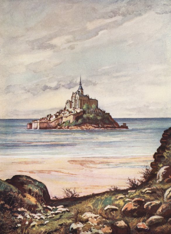 Frankreich: Der Mont Saint-Michel von Auguste Gerardin