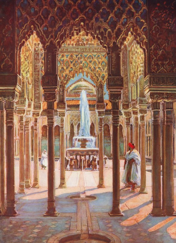 Die Alhambra, Spanien von Auguste Gerardin