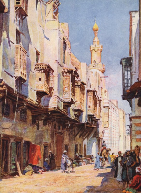 Das alte Kairo, Ägypten von Auguste Gerardin