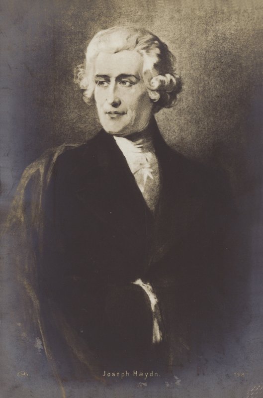 Porträt von Joseph Haydn von Austrian School