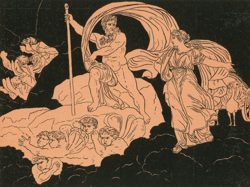 Juno und Aeolus von Bartolomeo Pinelli