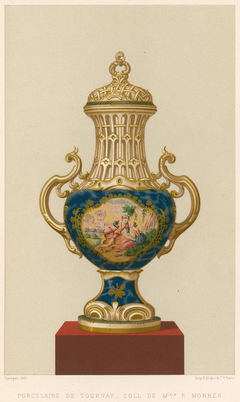 Porzellan von Tournay von Belgian School