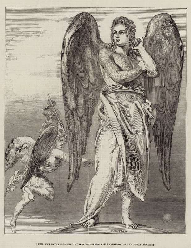 Uriel und Satan von Benjamin Haydon