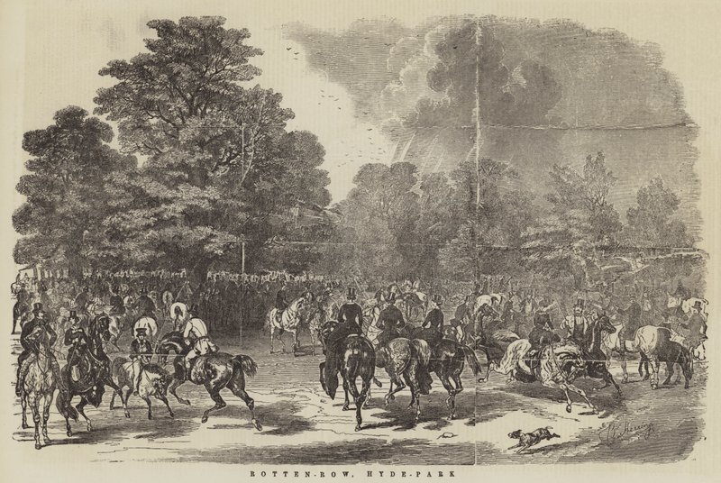 Rotten-Row, Hyde-Park von Benjamin Herring
