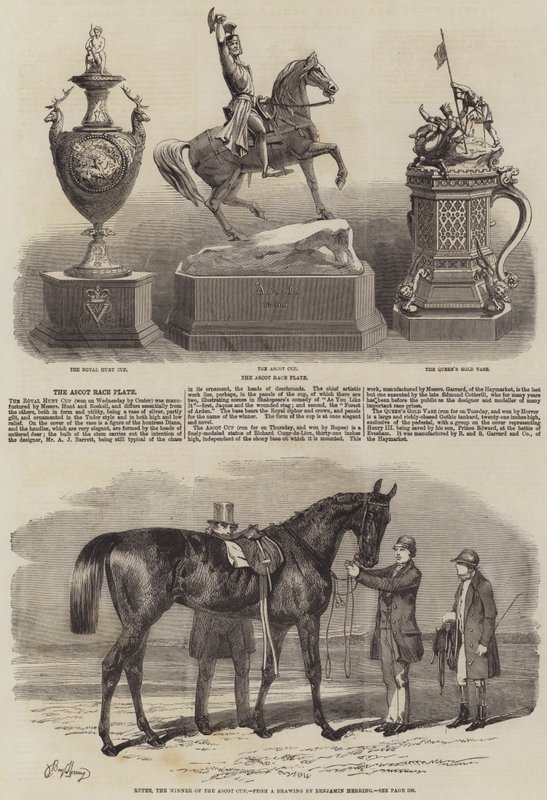 Die Ascot-Rennplatte von Benjamin Herring