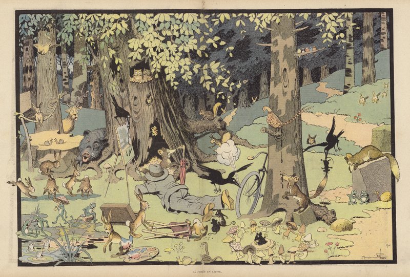 Der Jubelnde Wald von Benjamin Rabier