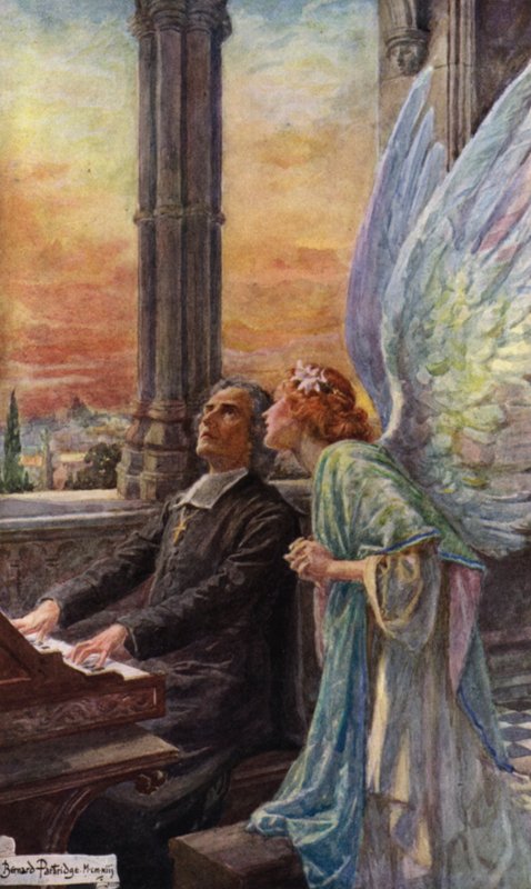 Szene aus Abt Vogler von Robert Browning von Bernard Partridge